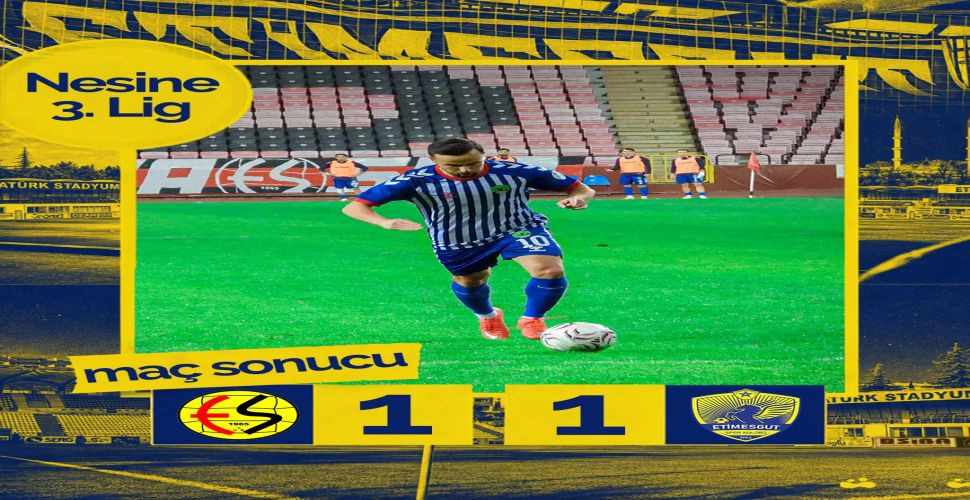 Etimesgut Spor, Eskişehir'de galibiyeti kaçırdı