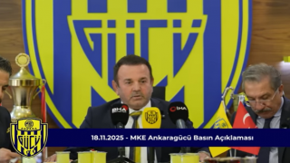 Ankaragücü başkanı Nuri Muhammed Yaman basın toplantısı düzenledi