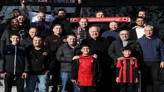 Gençlerbirliği antrenmanına moral ziyareti!