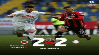 Gençlerbirliği'ne ikinci yarı şoku 2-2