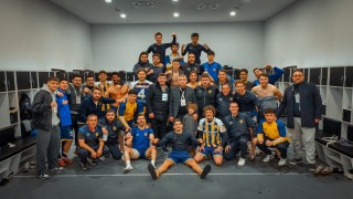 Ankaragücü'nün galibiyet pozu!