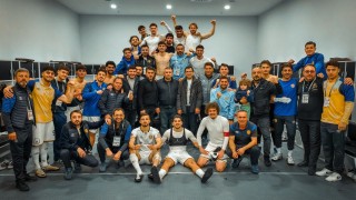 Ankaragücü 3 puanı cebe attı, galibiyeti soyunma odasında kutladı...