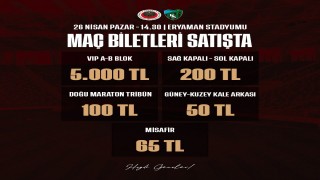 Gençlerbirliği - Kocaelispor maçının biletleri satışa çıktı