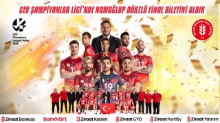 Ziraat Bankkart yine zirvede! Avrupa'nın en iyi dört takım arasında