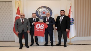 Gençlerbirliği'nden Ankara İl Emniyet Müdürü Maksut Yüksek’e "Hayırlı Olsun" ziyareti