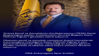 MKE Ankaragücü, TESK Başkanı seçilen Mehmet Yiğiner'i kutladı