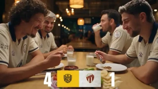 Ankaragücü galibiyeti İnegöl köfte ile kutladı!